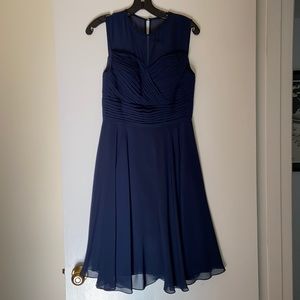Azazie Navy Blue Bridesmaid Dress